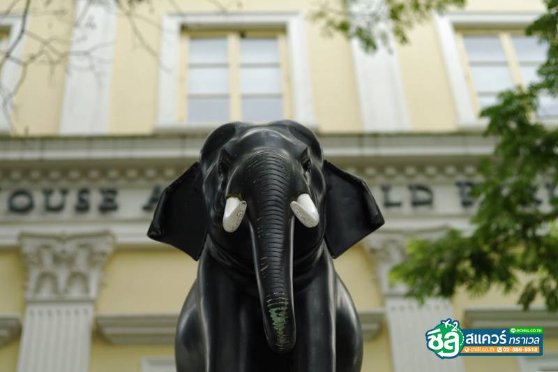 (ผ่านชม) รูปปั้นช้างสำริด (Elephant Statue)